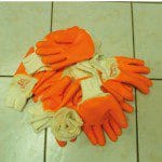 Rukavice radne gumene